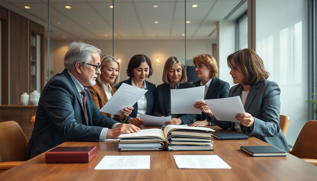 Property settlement documents and transfer review